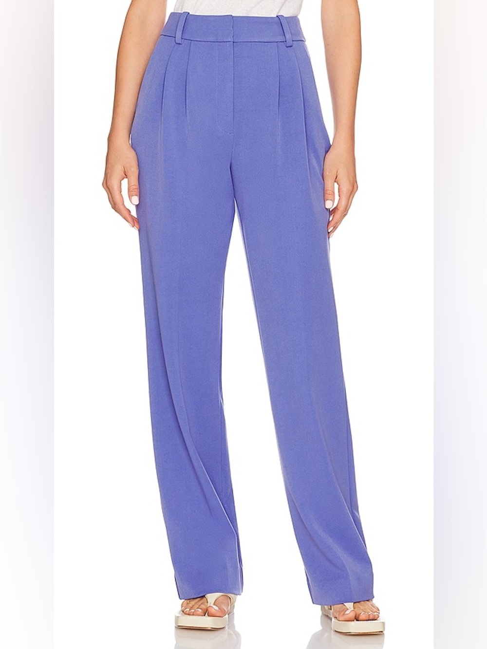 Favorite Daughter The Favorite Pant Color Very Peri Blue Size 6 Lightweight